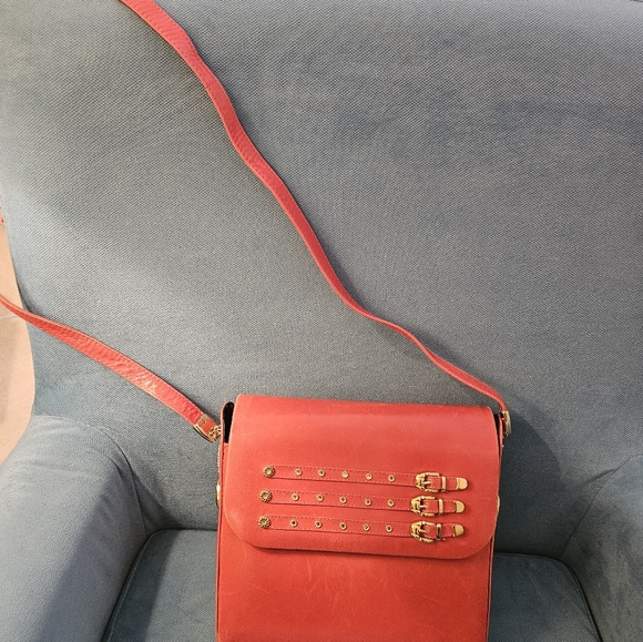 Vintage Orange brick ONE OF A KIND leather bag. - Picture 7 of 7